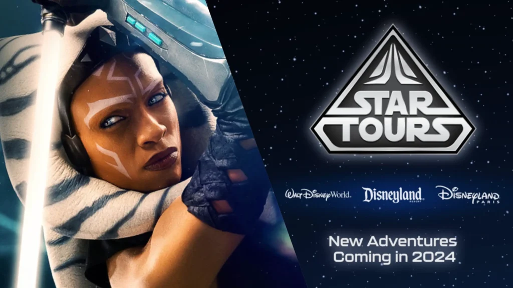 Cambio en Disney World - Star Tours - Nuevas Aventuras con Ahsoka